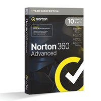 Norton 360 Advanced, Antivirus Software for 10 Devices, 1-year Subscription, Includes Secure VPN, Dark Web Monitoring and Password Manager, 200GB of Cloud Storage, PC/Mac/iOS/Android Norton 360 Advanced, Antivirus Software for 10 Devices, 1-year Subscription, Includes Secure VPN, Dark Web Monitoring and Password Manager, 200GB of Cloud Storage, PC/Mac/iOS/Android